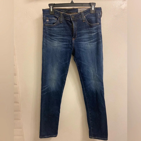 AG Adriano Goldshmied The Prima Ankle Cigarette Ankle Blue Size 28 - Picture 1 of 5